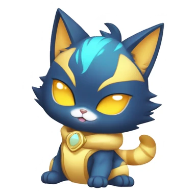 Catboy-Chibi-Sona-Shiny-Fakémon full body sticker