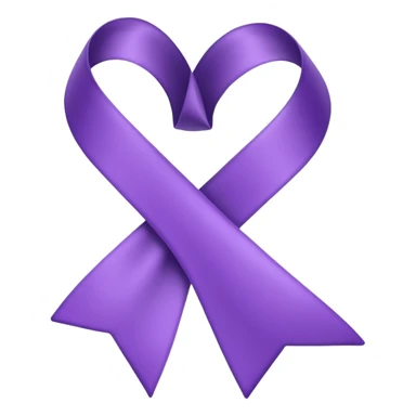 Purple ribbon emoji copy and paste  sticker