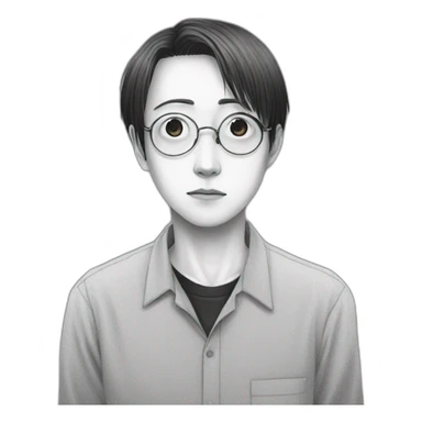 Junji ito sticker
