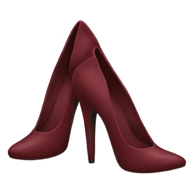 Maroon high heels  sticker