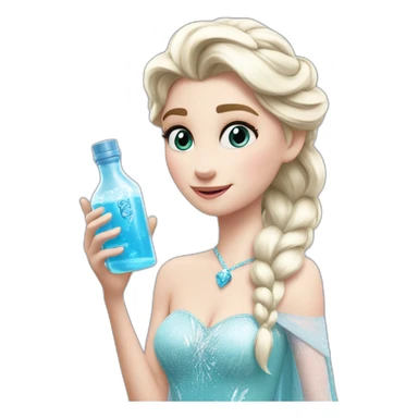 Complete Elsa with elixir bottle sticker