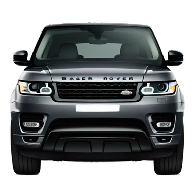 Dark grey Range Rover sport 24 edition sticker