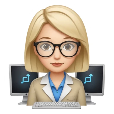 it-specialist-with-computer-and-code-female sticker
