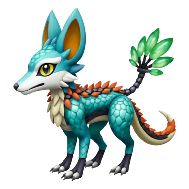 Meloetta-Vernid-Trico-Sergal-Protogen-Primagen-Pokémon-Fakémon-creature sticker