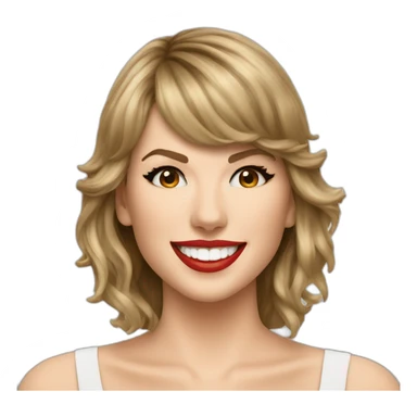 taylor swift smile sticker