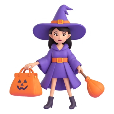 bag witch andy sticker
