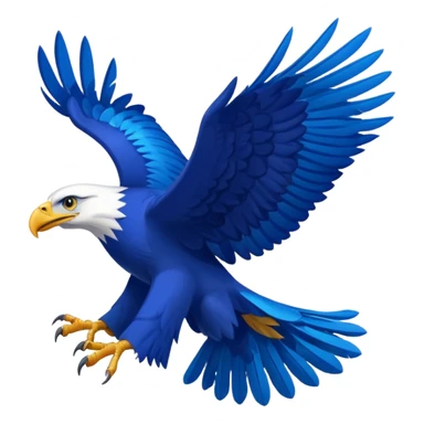 Blue eagle sticker