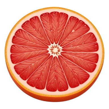 red grapefruit sticker
