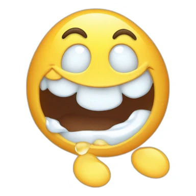 Pouffer de rire avec eau sticker