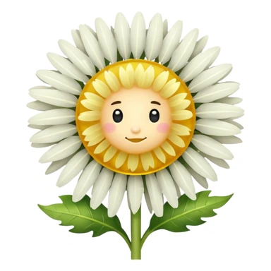 a dandelion with a halo and a purple background sticker