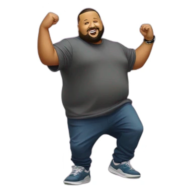 fat dj khaled dancing sticker