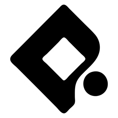 atlassian jira logo as a solid black icon, minimal sticker