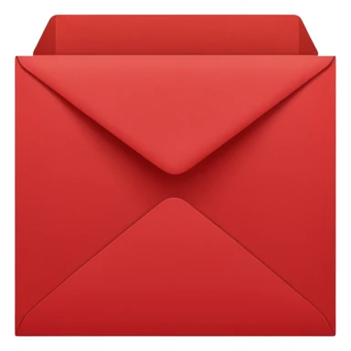 red greeting card sticker