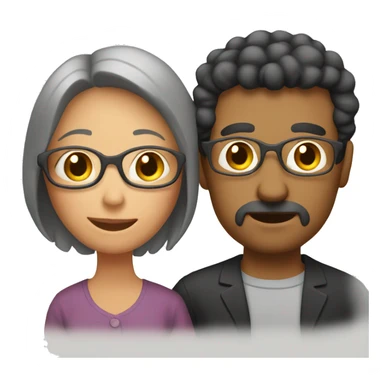 your mom with dad  sticker