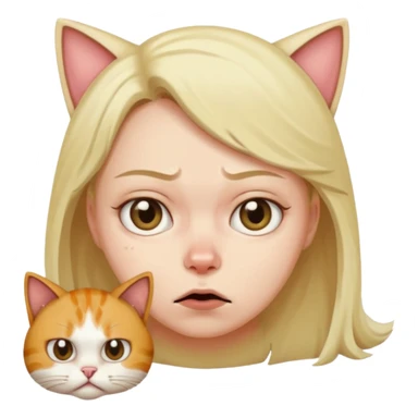 cat pooping on person  sticker