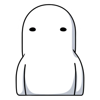 No-Face character from Spirited Away sticker