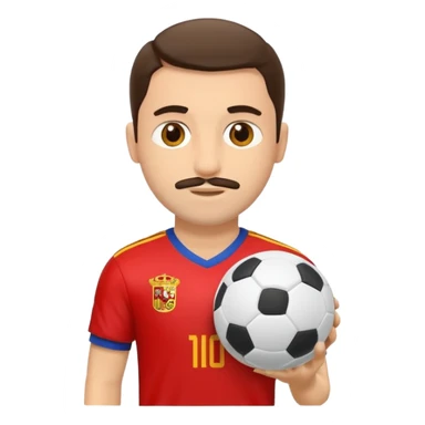 Give me a football playerGive me a Spanish football player sticker