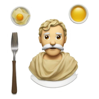 plato con almuerzo sticker