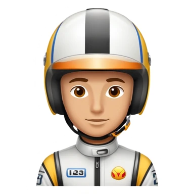 Racing Human worker sticker