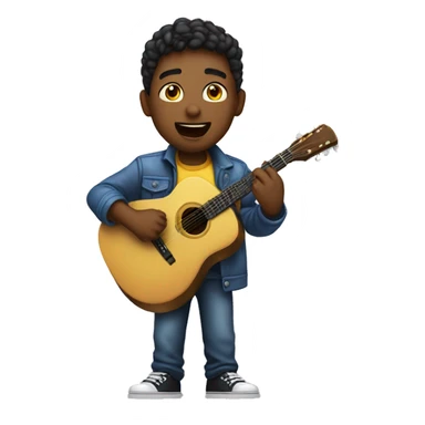 Adolescente cantando  sticker