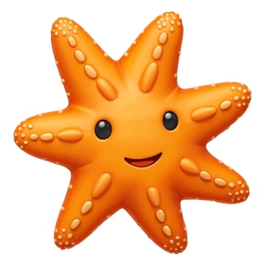 starfish toy chunky no face sticker