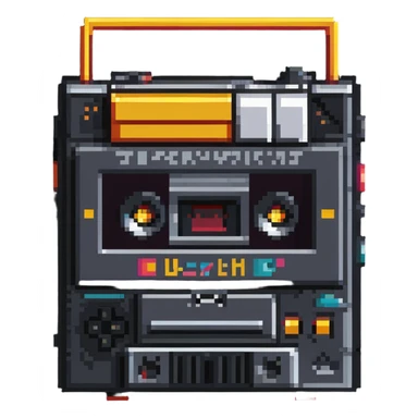 retro Sony Walkman cassette player sticker