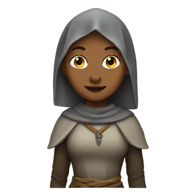 Medieval Woman sticker