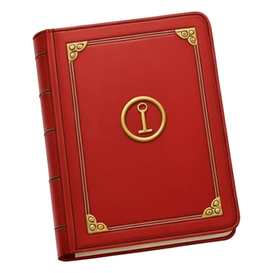 Red Habersack Law Book sticker