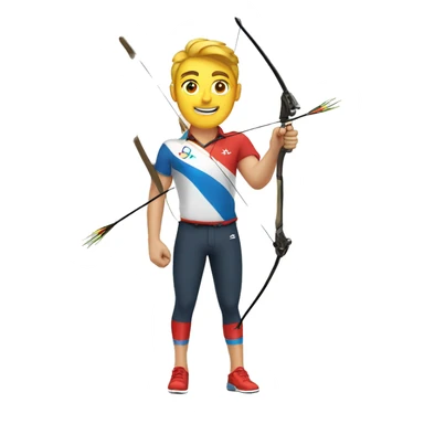 Archery Olympic games sticker