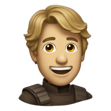 Character Star Wars who laughs  sticker