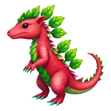 Shiny Exotic Salandit-Shaymin-Meganium-Hybrid-Creature sticker