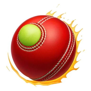 Cinematic Realistic Cricket Pop Culture Emoji, depicted with a dynamic, action‚Äêpacked scene capturing the spirit of India's beloved sport rendered with vibrant textures and energetic lighting. sticker