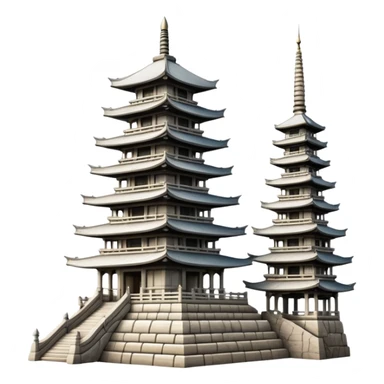 sorayama pagoda sticker