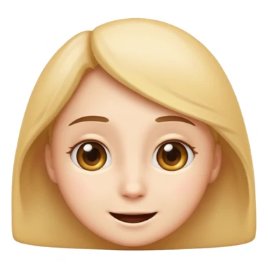 I want an emoji like of hapiness with love calm eyes and cute and with aaa i finally did it moment feeling sticker