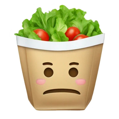 sachet de salade sticker