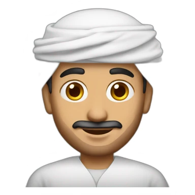 UAE arab man sticker