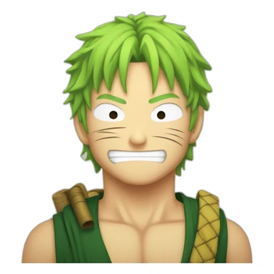 Zoro one piece sticker