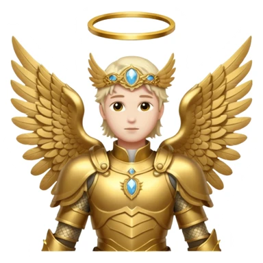 Aesthetic biblical archangel  sticker