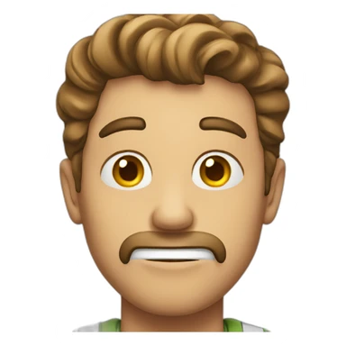 man suprised sticker