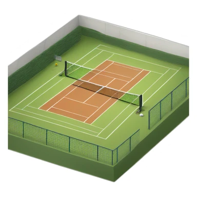 Tennis court sticker