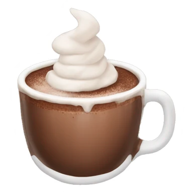 Aesthetic hot chocolate  sticker