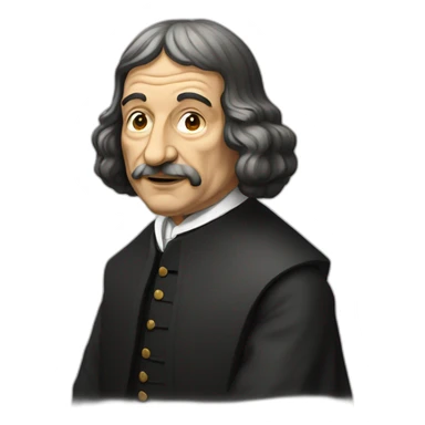 Descartes sticker
