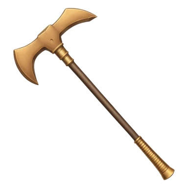 ancient Egyptian symmetric mining pickaxe simple materials sticker