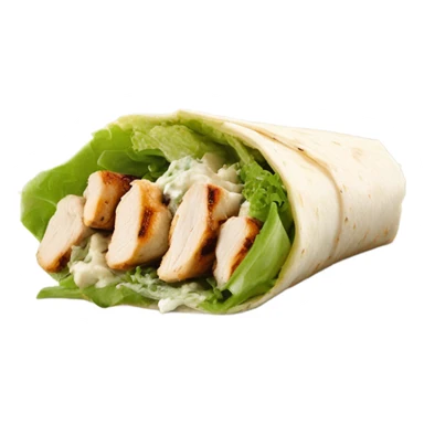 Chicken ceaser wrap  sticker