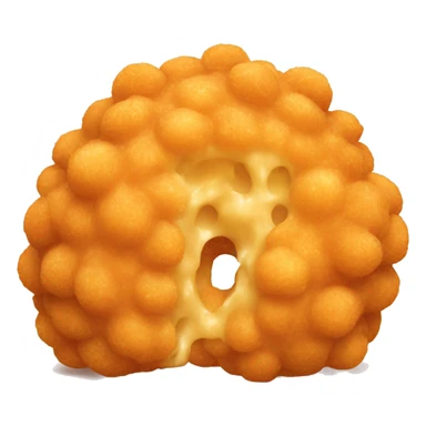 Fried cheese ball pull sticker