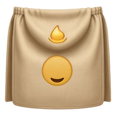 beige waist cloth sticker