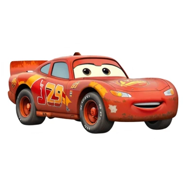 lightning mcqueen old sticker