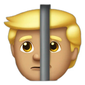trump-in-jail-cell sticker