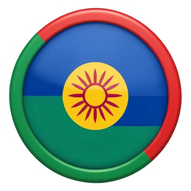 Drapeau gitan sticker