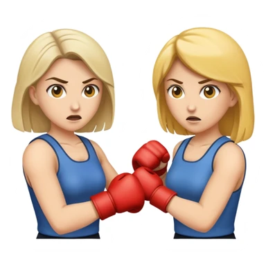 ￼ two Karen’s fighting sticker